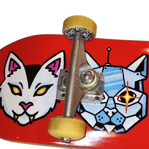 Revive Skateboards Deck Cosmic Cat Graphic Medium Concave RARE DISCONTINUED - Picture 4 of 11